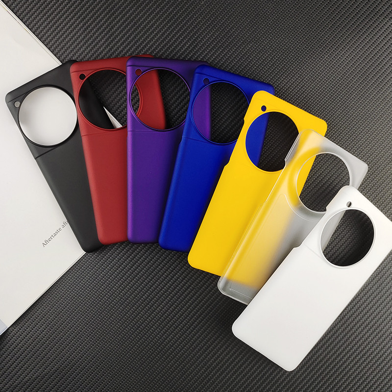 超薄啞光硬手機殼適用於 OnePlus 12 5G 無黃後殼保護套