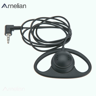 Arnelian D 形軟耳掛式耳機 3.5 毫米插頭雙通道單面耳機兼容筆記本電腦 Skype Voip