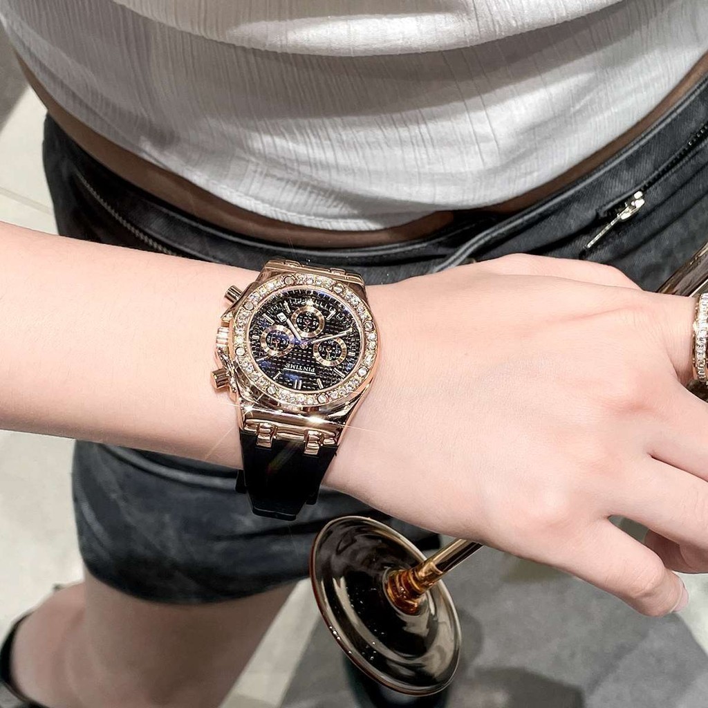 [現貨]2021新款手錶女款理查德石英錶米勒ap皇家橡樹滿天星男士十大品牌