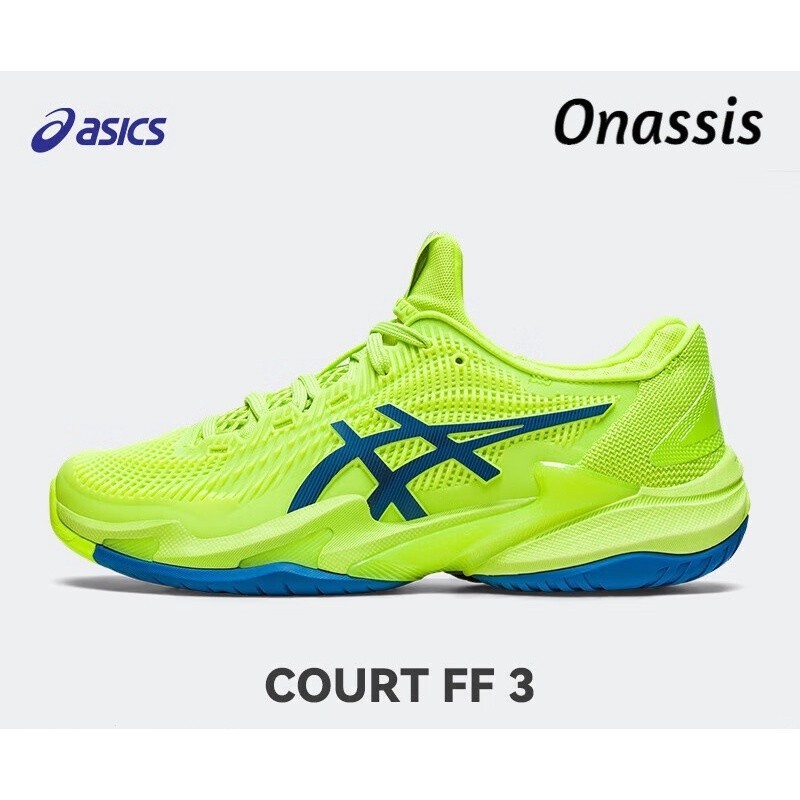 Hot！亞瑟士 高品質跑鞋 Asics 產品 COURT FF NOVAK 專業網球鞋男士女士小德風格 Quality