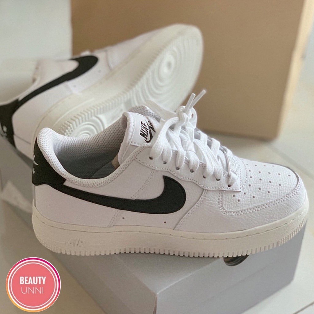 ✨日本連線✨ Air Force 1'07 素色黑勾 奶油底 米白黑 空軍 315115-165