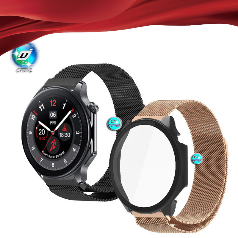 Oppo Watch X 錶帶金屬錶帶不銹鋼錶帶 Oneplus Watch 2 錶帶運動腕帶 oppo Watch X