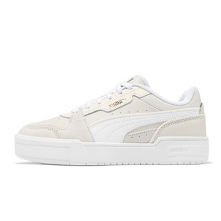 Puma 休閒鞋 CA Pro Lux III 女鞋 米白 金標 微厚底 皮革 復古 [ACS] 39520308