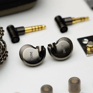 Dunu Falcon 超鈦灰色龍年版動態驅動器 IEMs 耳機低音耳塞帶 MMCX 高保真電纜
