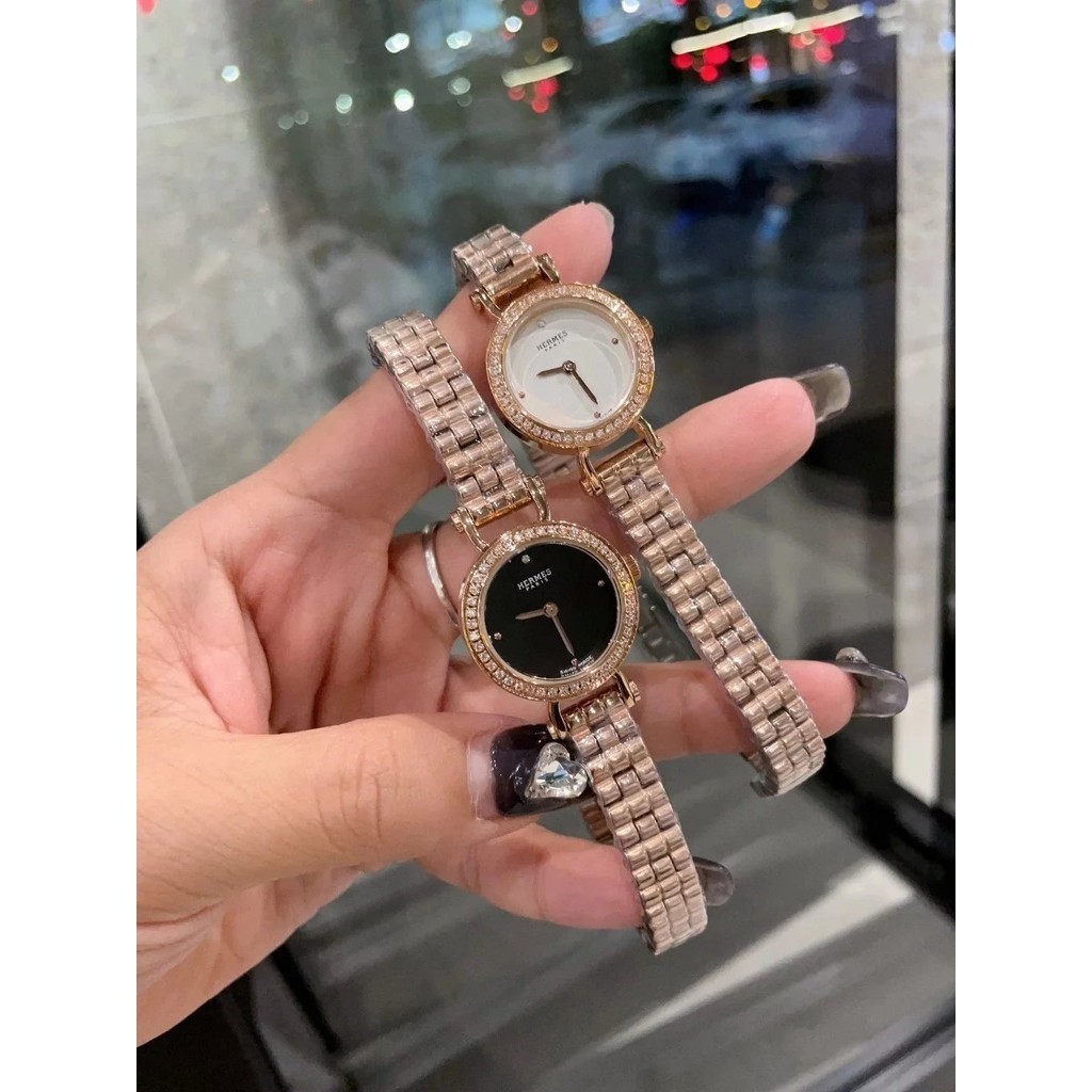 全面升級版愛馬仕HERMES PARIS FAUBOURG系列W041416ww00女士石英手錶腕錶