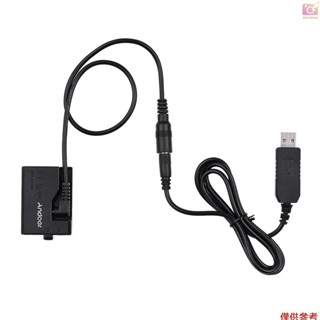 Andoer ACK-E10 5V USB 虛擬電池直流耦合器適配器(LP-E10 替換)兼容佳能 EOS Rebel