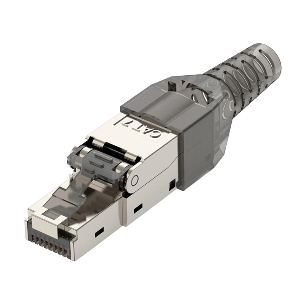 [HypeeaTW] Cat6a RJ 45 連接器,用於 PC 集線器 RJ 45 網絡以太網端接插頭