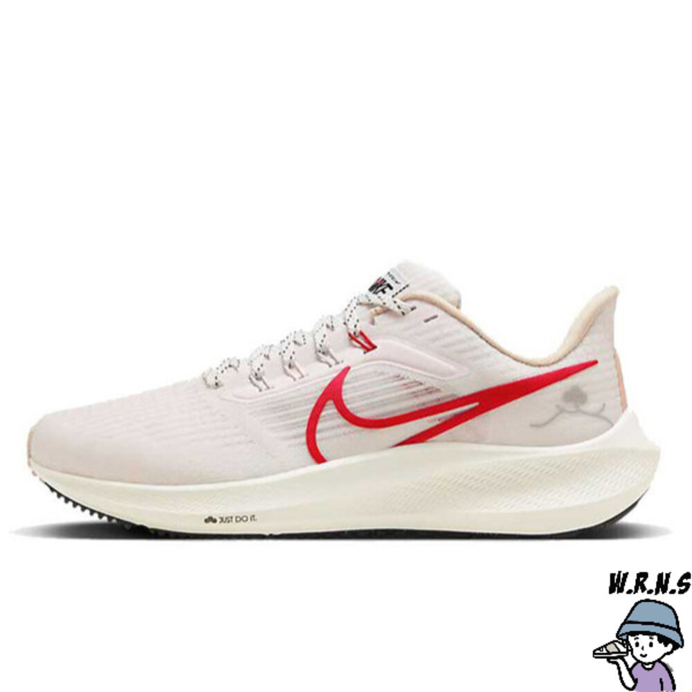 【Rennes 】Nike AIR ZOOM PEGASUS 39 女鞋 慢跑鞋 米白粉FD4344-161