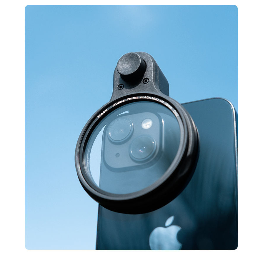Kase卡色 手機濾鏡防雷射 可調星芒鏡GND漸變灰鏡CPL偏振鏡人像黑柔濾鏡磁吸58mm適用於蘋果華為小米oppo三星