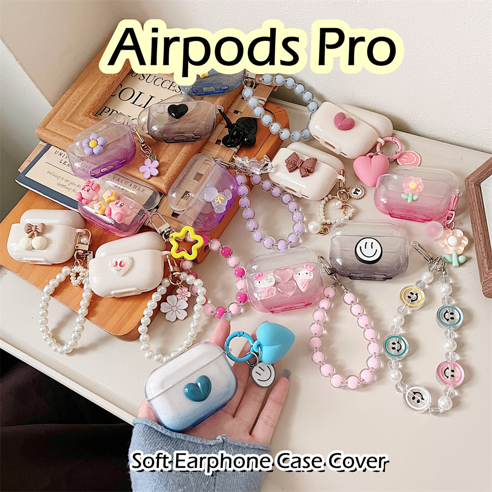 現貨! 適用於 Airpods Pro 保護套 DIY 紫色異形小熊軟矽膠耳機套保護套