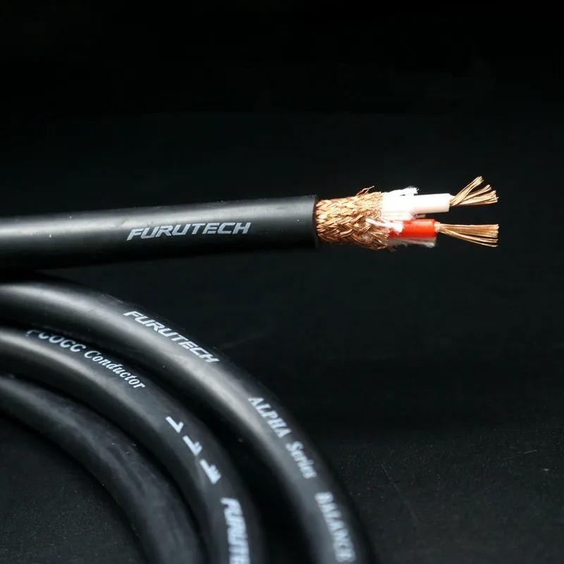 Furutech μ-P2.1 OCC發燒音頻XLR平衡RCA信號線散線