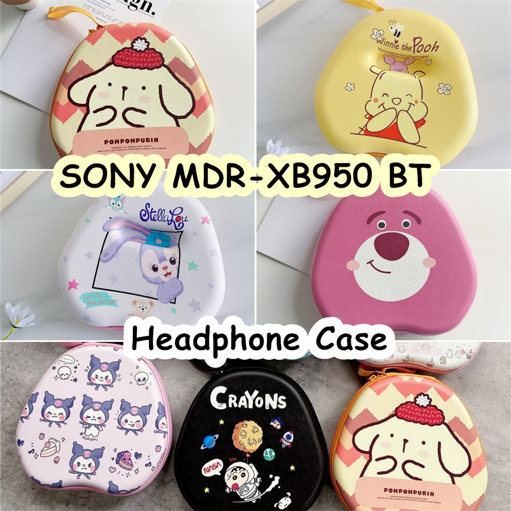 索尼 【現貨】適用於 Sony MDR-XB950 BT 耳機套炫酷卡通圖案耳機耳墊收納包外殼盒