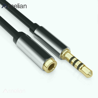 Arnelian 3.5mm 免提電話耳機延長線鋁合金音頻線公對母連接延長線
