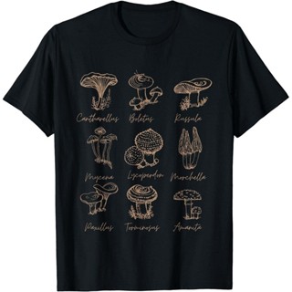 真菌蘑菇情人襯衫神話復古哥特風格 T 恤