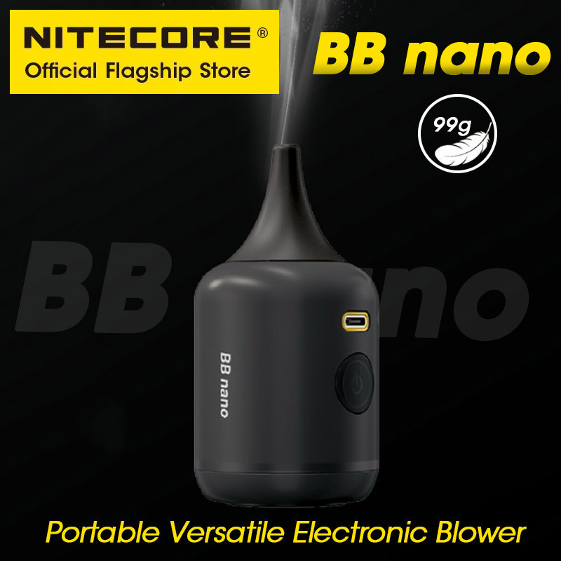 Nitecore BB 納米電動相機鼓風機迷你無繩吸塵器鏡頭傳感器除塵器適用於佳能索尼鍵盤動漫汽車寵物