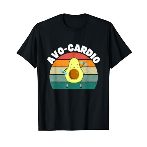 男士棉質 T 恤 Avo Cardio Avocado T 恤 4XL、5XL、6XL