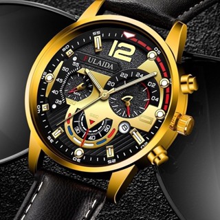 新款時尚男士手錶高級感手錶24k非機械錶全自動石英錶新款多功能商務手錶