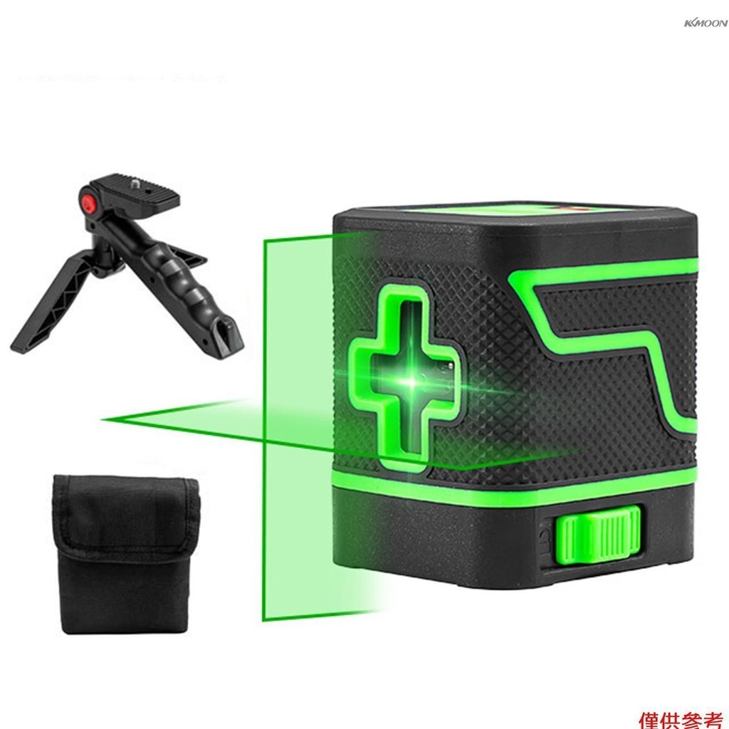 自調平激光水平儀,2 線激光水平儀綠色十字激光束線,用於掛畫和 DIY 應用的對齊激光工具
