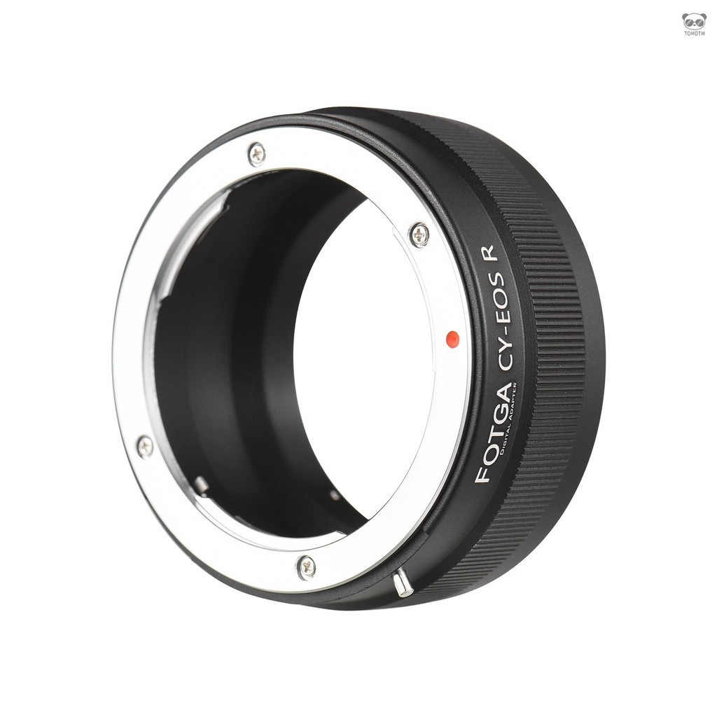 Fotga 高精度手動鏡頭卡口轉接環鋁合金,用於 Contax/Yashica CY 卡口鏡頭,適用於佳能 EOS RF