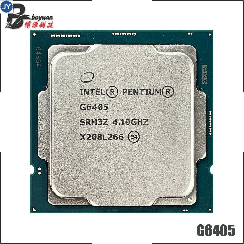 英特爾 Intel Pentium G6405 4.1 GHz 雙核四線程 CPU 處理器 4M 58W LGA 120