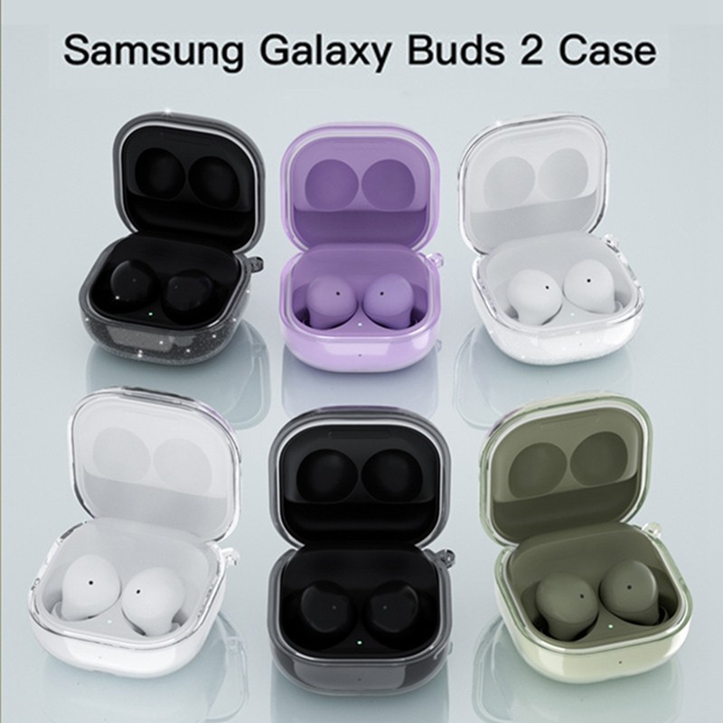 SAMSUNG 三星 Galaxy Buds 2 Live Glitter 矽膠耳機套透明保護套 Galaxy Buds
