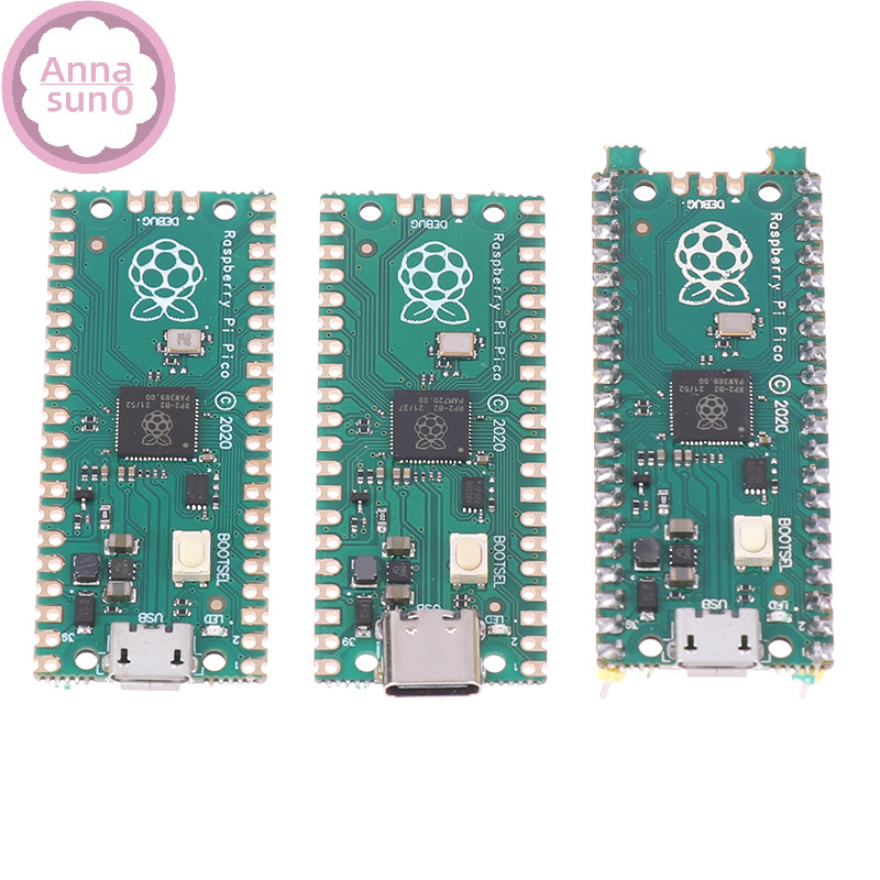 Annasun樹莓派pico板rp2040 TYPE-C/MICRO雙核264KB ARM低功耗高性能皮質-M0+處理器