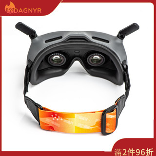 Dagnyr 眼鏡頭帶可調節頭帶可拆卸 Vr 眼鏡高彈性帶兼容 Dji Avata