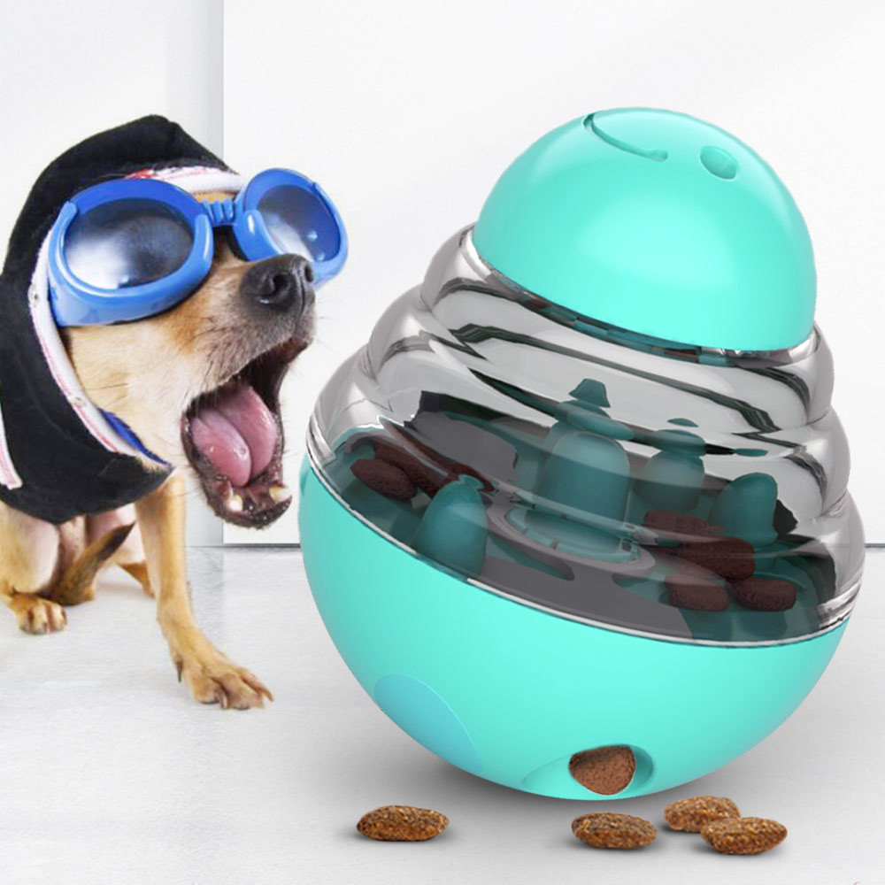 寵物用品不倒翁漏食球零食訓練塑膠球狗狗寵物益智狗玩具