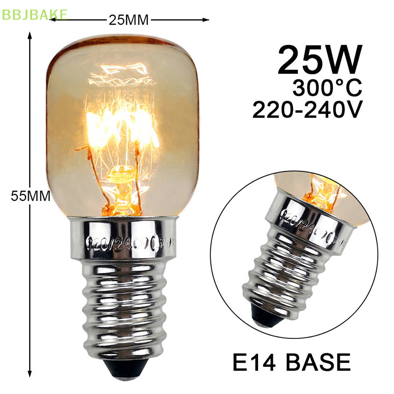 [FSBA] E14 LED 微波爐燈泡 220V 300 攝氏度高溫抽油煙機燈鹽燈 15W 25W KCB