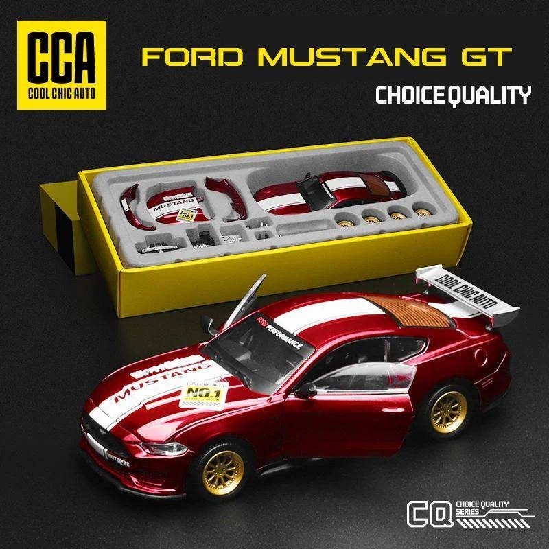 Cca 福特野馬GT合金車模型車壓鑄金屬拼裝改裝系列微型車收藏玩具車模型玩具