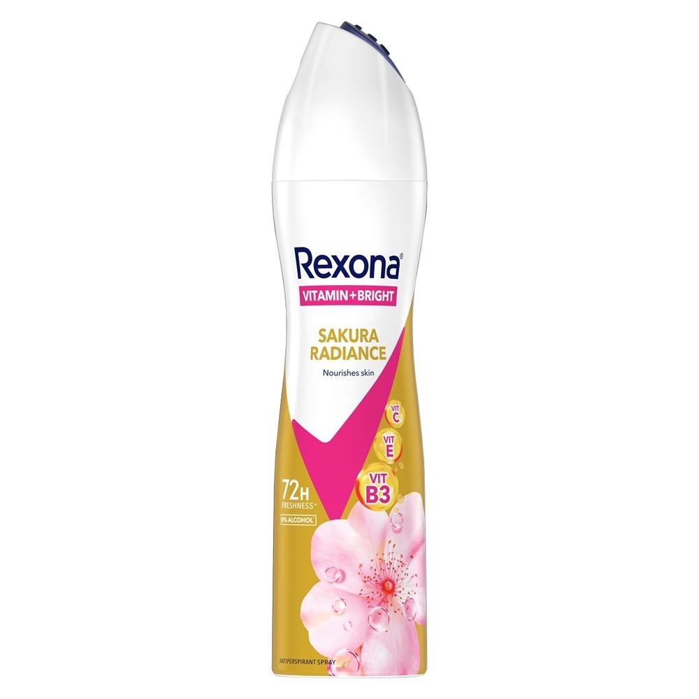 Rexona 蕊娜 制汗爽身噴霧-完美透亮櫻花 135ML