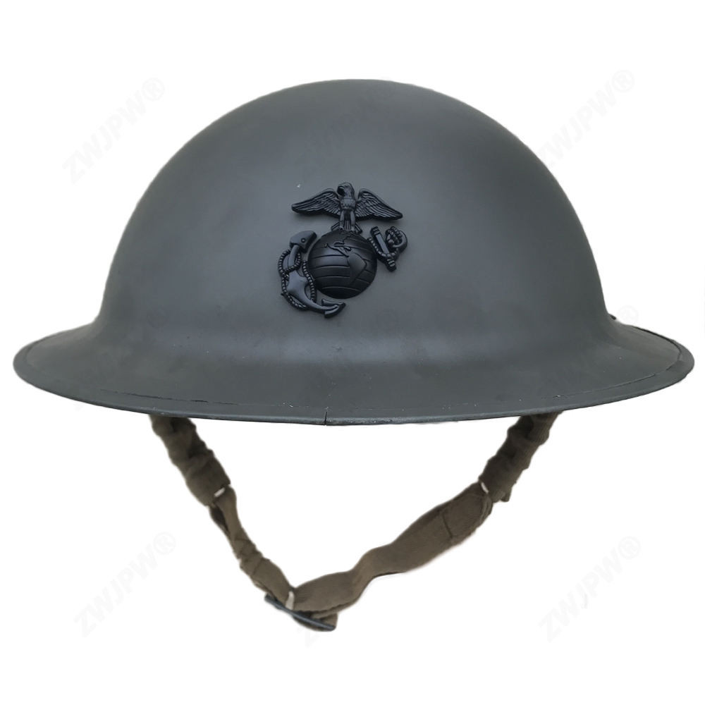 美式 海  陸戰隊頭盔/M1917頭盔英式飛碟盔