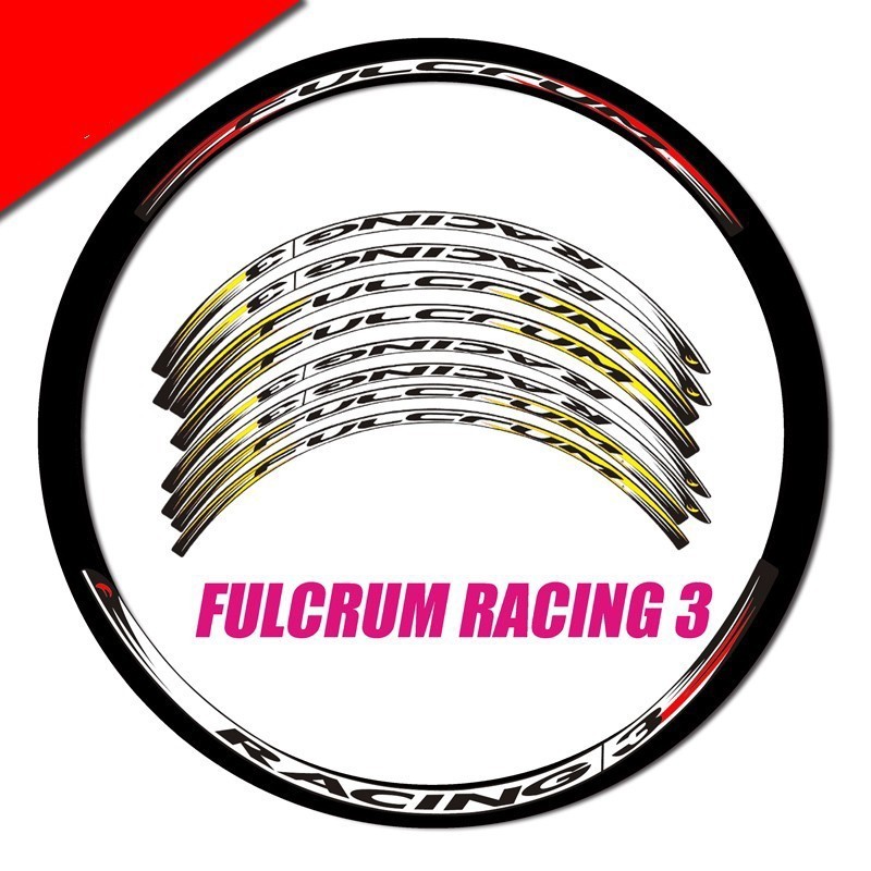 Fulcrum RACING 3 輪貼紙適用於公路自行車自行車支點賽車 3 R3