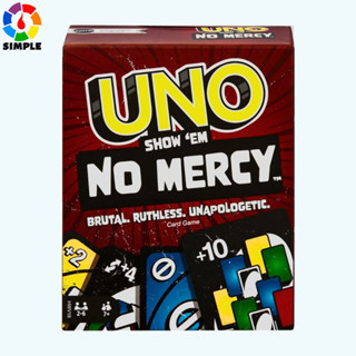 MATTEL 絕不留情桌遊 UNO Show it No Mercy 紙牌遊戲