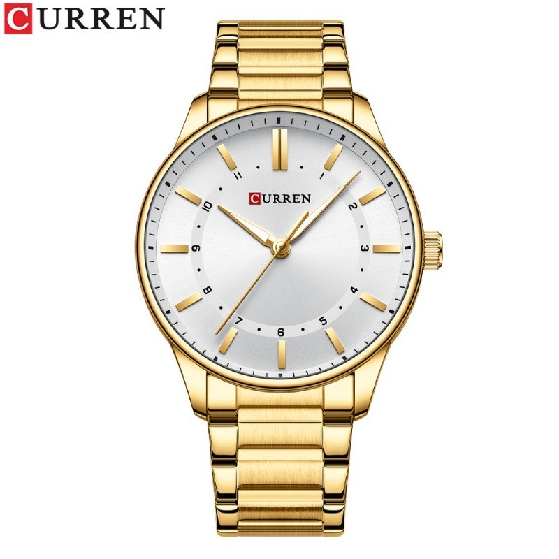 CURREN品牌 8430 防水 石英 鋼帶 高級男士手錶