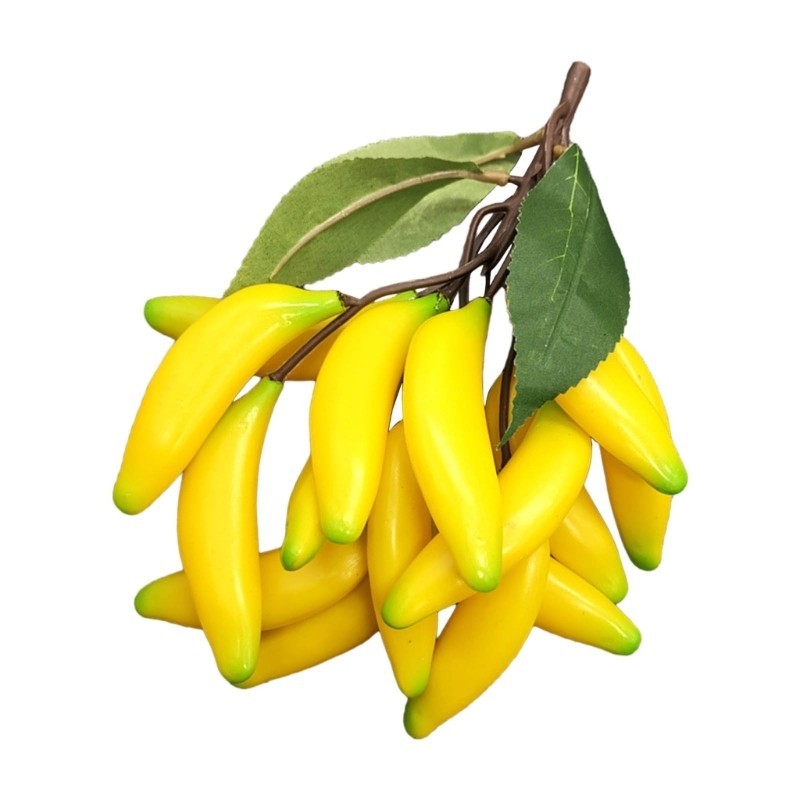 Be&gt; 適用於餐廳和超市展示的假香蕉攝影香蕉人造香蕉