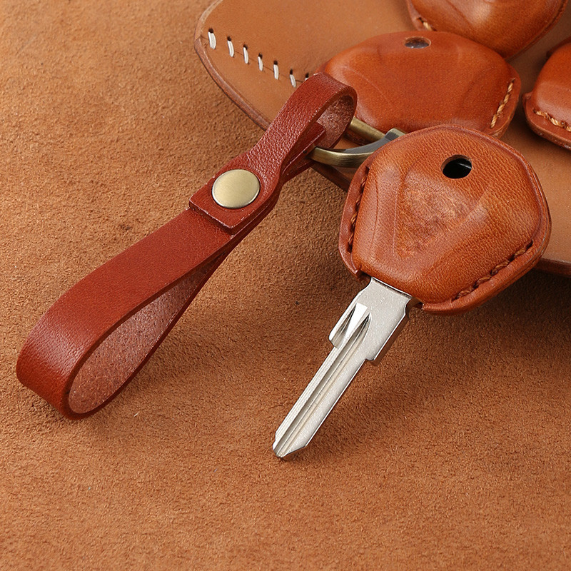 Trident 660 TIGER 900 2020-2024 皮革配件鑰匙扣盒外殼和鑰匙扣鑰匙圈