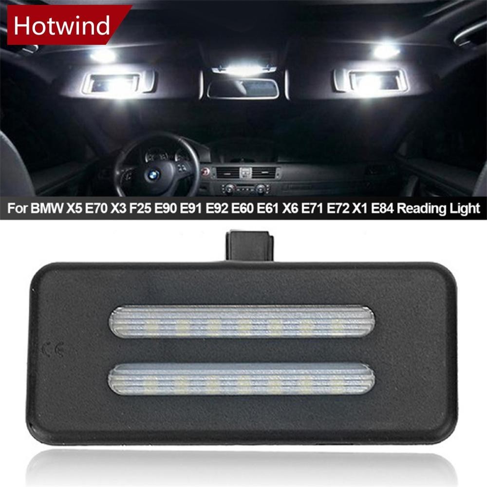 BMW Hotwind 1PC 汽車 LED 內飾遮陽板梳妝鏡燈閱讀燈適用於寶馬 X5 E70 X3 F25 E90 E