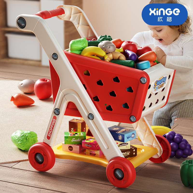 兒童購物車小推車玩具女孩0-3-4歲5過家家仿真迷你女寶寶生日禮物