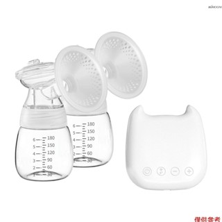 電動吸奶器 2 種模式 9 個吸力級別便攜式自動雙吸奶器套裝舒適母乳收集器,適合家庭辦公室旅行