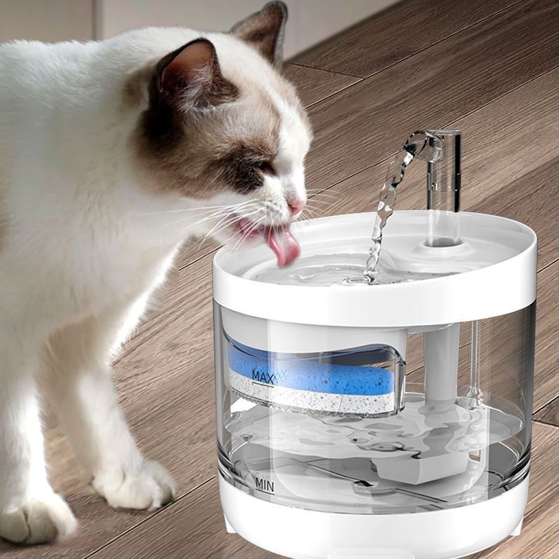 貓咪飲水機自動循環喝水器貓貓流動不插電智能感應寵物飲水器恆溫 4FSG