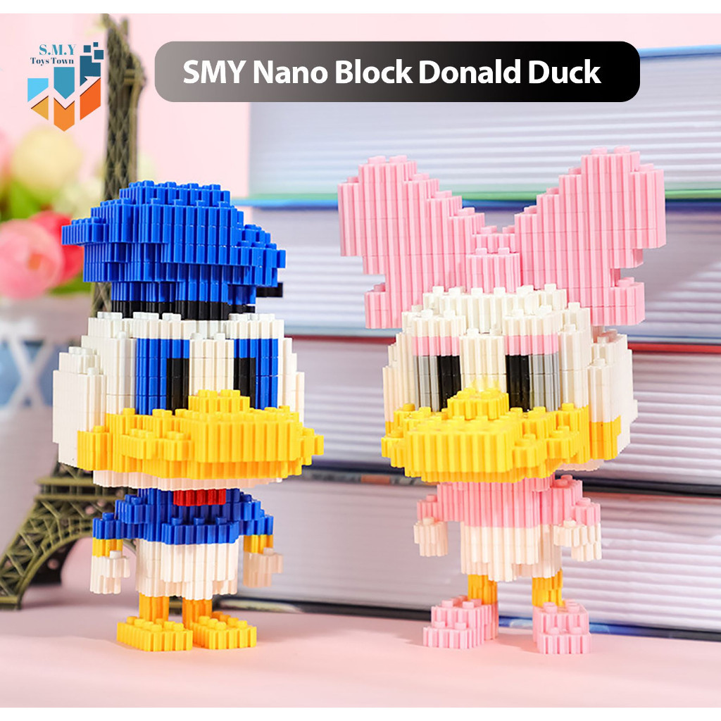Smy Nano Blocks DONALD DAISY DESY DUCK 玩具模型積木積木建築 DIY 裝飾動漫人物