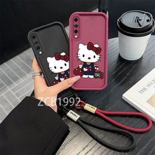 SAMSUNG 【新品】三星 A50S A50 A30S A750 A7 2018 A70 手機殼可愛貓咪防摔手繩安全氣