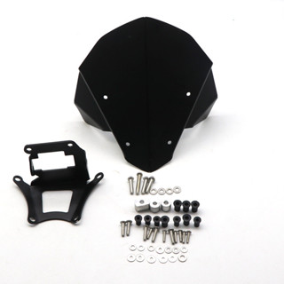 精品現貨 適用於HONDA CB650R 機車改裝件 儀表小擋風鋁合金前擋風罩裝飾