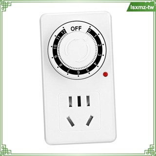 [LsxmzTW] 電源插座定時器插座定時器,牆壁插頭機械定時器插頭