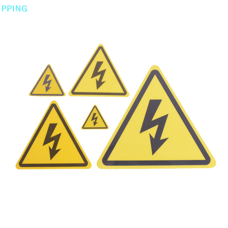 [LOV] 2pcs 危險高壓電氣警告安全標籤標誌貼花貼紙 [OV]