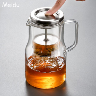 飄逸杯玻璃內膽泡茶壺茶水分離一鍵過濾沏茶壺沖茶器