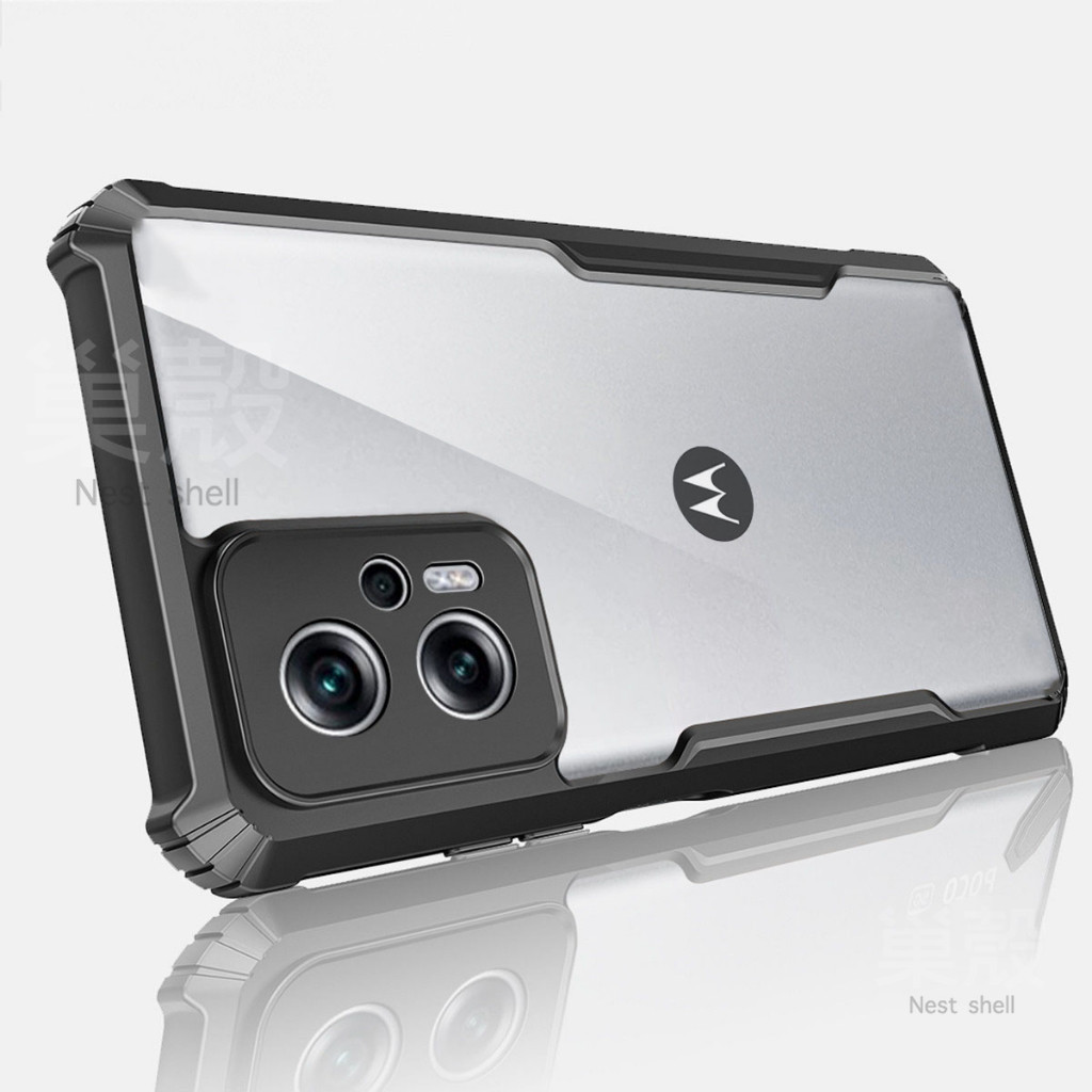巢殼 刀鋒氣囊 Motorola Moto Edge40 Edge 40 透明 防摔 保護殼 亞克力 手機殼 保護套