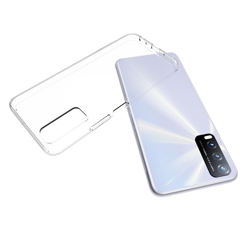 透明手機保護殼適用於Vivo X100 X90 Pro+ X80 X70 X60 X50 X30 X27 X23軟布丁套