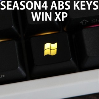 ABS個性背光ctrl 鍵帽黑大鍵位 win alt 1.25x r1 win98 xp 10適用於機械鍵盤